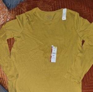 NWT Mustard Long Sleeve Shirt